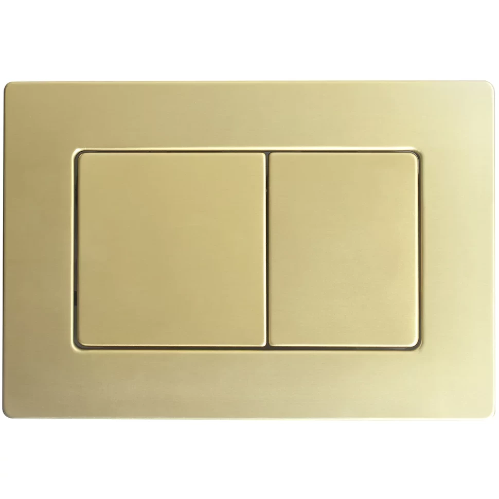 Кнопка смыва Veconi FLUSH V9, золото брашинг