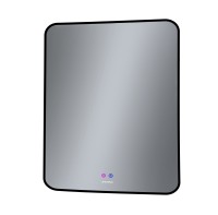 Зеркало ELEGANS-норма BLACK (700*800*45) LED с сенсорным выключателем и подогревом