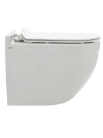 AQM2006 Унитаз подвесной с сиденьем SoftClose, технология смыва Rimless, скрытый крепеж. 520х360х410