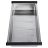 Мойка LUMI-MULTI SINK 55 UNI, IT-GRANIT, LU-MULTI 55-WH, белый, 550х450, Paulmark