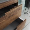 База под раковину Vincea  Chiara 2D 800 подвесная, 2 выкатных ящика soft-close, С.Oak