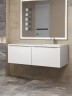 Тумба под раковину Uperwood Tanos 120 см, правая, белая