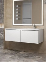 Тумба под раковину Uperwood Tanos 120 см, правая, белая