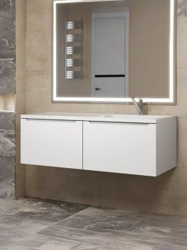 Тумба под раковину Uperwood Tanos 120 см, правая, белая