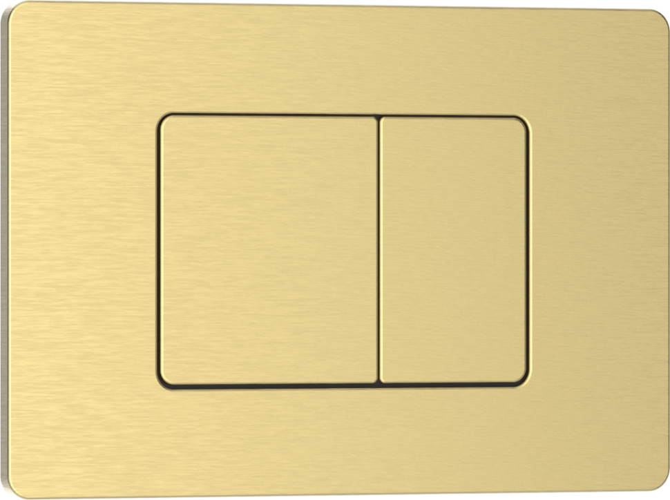 Комплект 2в1 IBERICA BLANCA инсталляция SILENCIO, кнопка смыва INOX-C золото матовое (IB001.115)