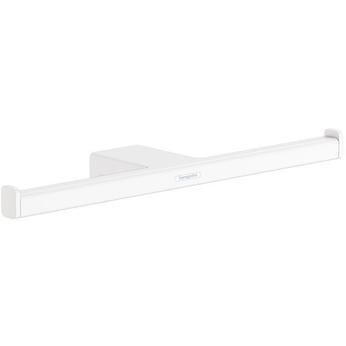 Держатель туалетной бумаги Hansgrohe AddStoris, двойной, белый матовый, 41748700