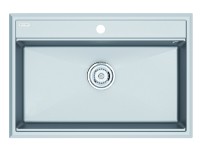 Мойка STEPIA 80, IT-GRANIT, PM117551-GRM , серый металлик, 750х510, Paulmark