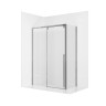 Душевое ограждение Ambassador Intense 110021105IX-80IX (160х80х200) прямоугольник,хром,стекло прозрачное,раздвижная,2 места