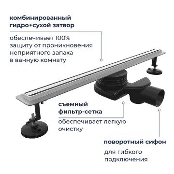 Душевой трап RGW SDR-54