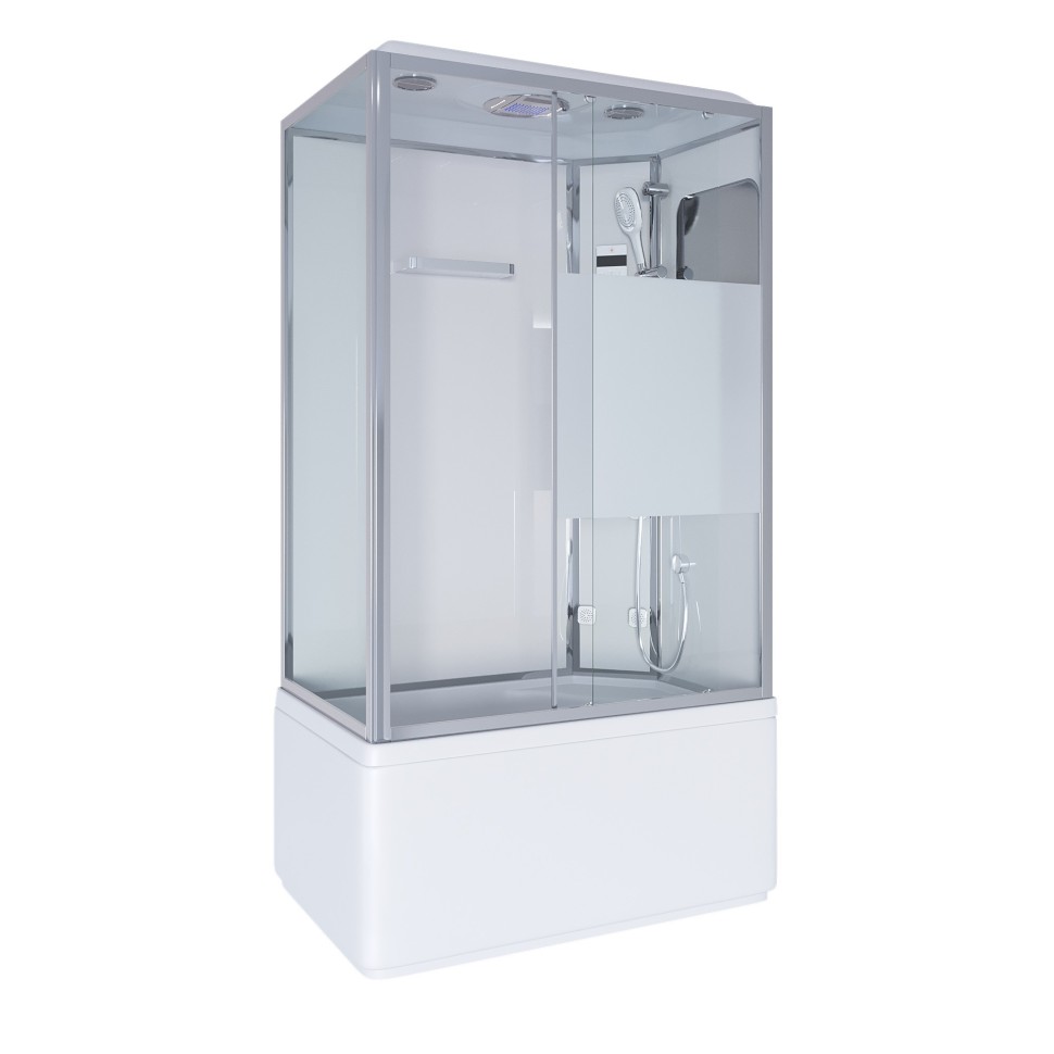 Душевая кабина Niagara Ultra NG-307-01R (120х80х220) высокий поддон(50см),стекло матовое,4 места