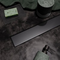 Душевой лоток Veconi Stesso Graphite 400