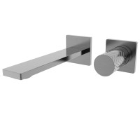 Смеситель для раковины Альто (Alto) VBFW-6AL1GM встраиваемый, вороненая сталь