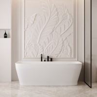 ΠΠ°Π½Π½Π° ΠΈΠ· ΠΈΡΠΊΡΡΡΡΠ²Π΅Π½Π½ΠΎΠ³ΠΎ ΠΊΠ°ΠΌΠ½Ρ ABBER Stein AS9616 Π±Π΅Π»Π°Ρ ΠΌΠ°ΡΠΎΠ²Π°Ρ