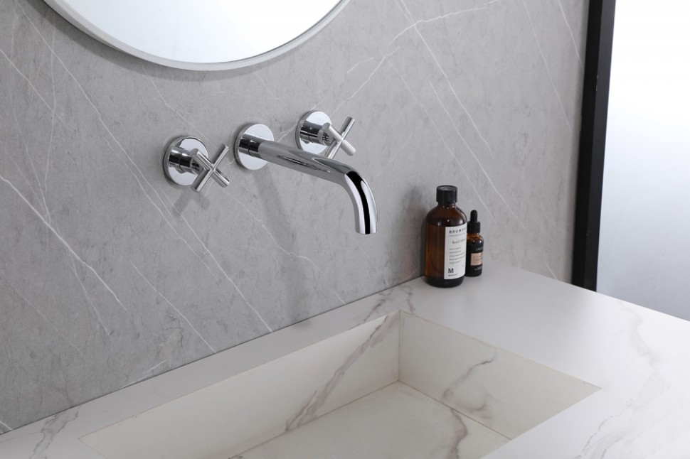 Смеситель ABBER Wasser Kreis AF81121 для раковины скрытого монтажа, хром