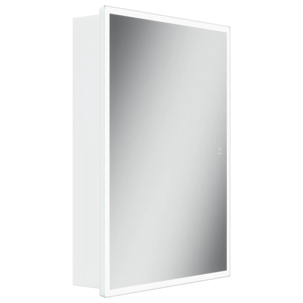 Зеркальный шкаф для ванной комнаты SANCOS Cube 600х140х800 с подсветкой, арт.CU600