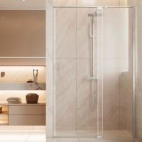 Душевая дверь Экстенза (Extenza) VDP-4EX1112CLBN, 1100/1200, брашированный никель, стекло прозрачное