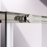 Душевой уголок Слим-Н (Slim-N) VSR-4SN8014CLBN, 1400*800, брашированный никель, стекло прозрачное