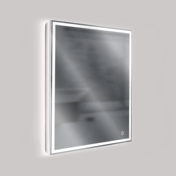 Зеркало LED VLM-3VN8008 800х800 c сенсорным выключателем и диммером