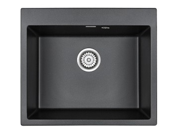 Мойка KANTE 60, IT-GRANIT, PM106052-BL, черный, 600х520 мм, Paulmark