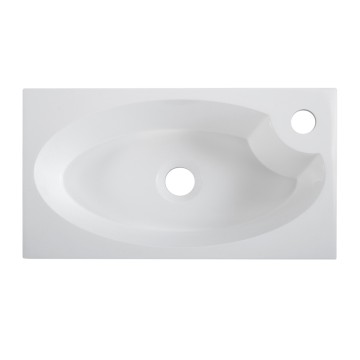 Раковина из искусственного мрамора BelBagno BB-400-PM-LVB