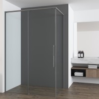 Душевой уголок Ultima VSR-7UL1012CLGM, 1200*1000, вороненая сталь, стекло прозрачное