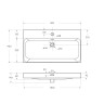 Керамическая раковина BelBagno BB-8078-80