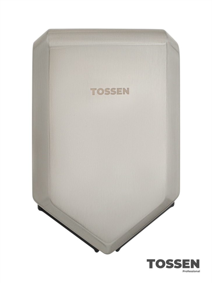 TOSSEN HS 1810 M - высокоскоростная сушилка для рук (коллекция «Матовая сталь»)