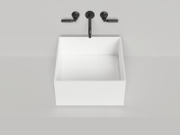 Раковина накладная ARMONIA SQUARE 02 450х450х250 S-Stone Матовое