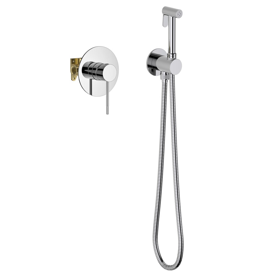 Смеситель встроенный с гигиеническим душем Timo Saona 2389/00SM хром