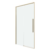 Дверь в нишу Grossman Galaxy 100.K33.01.130.32.00 (130х195) золото сатин,стекло прозрачное,раздвижная, 1 место