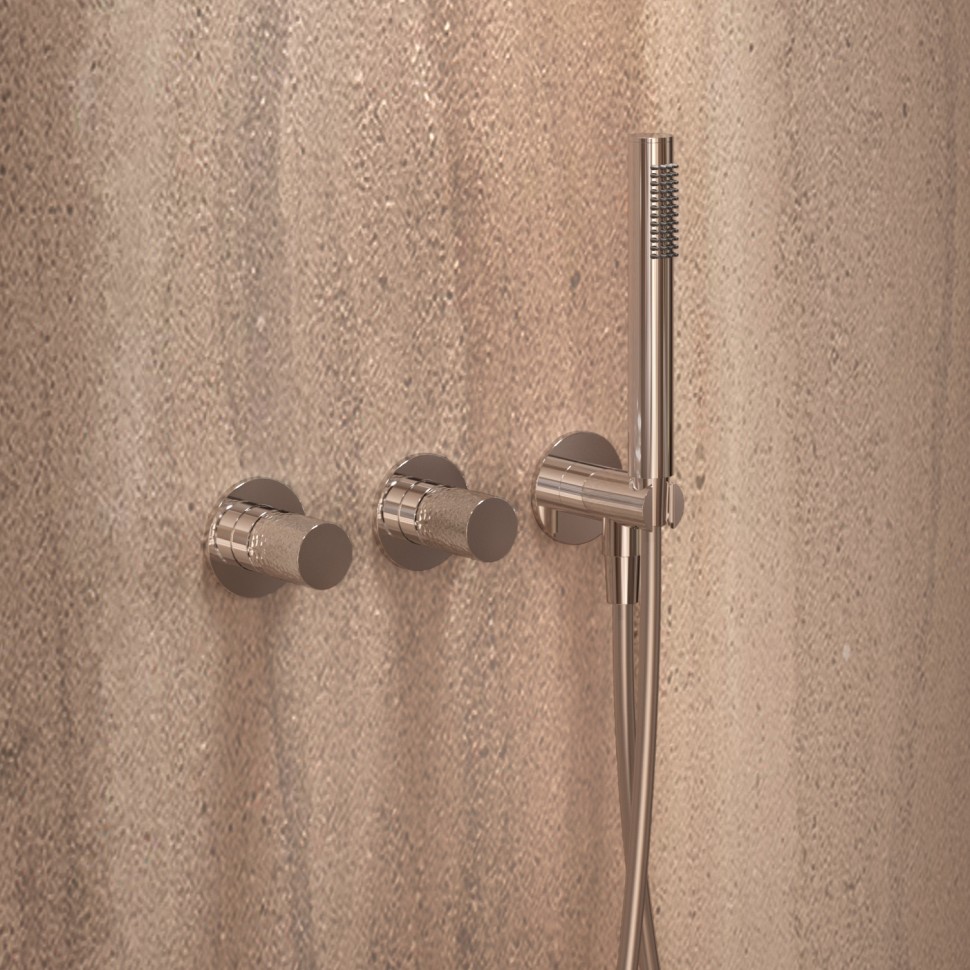 Душевой комплект Аура (Aura) VSFW-6AU1CH встраиваемый, 2 режима, 30см S304 верх душ, хром