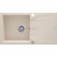 Гранитная мойка, 1-чаша с осушкой