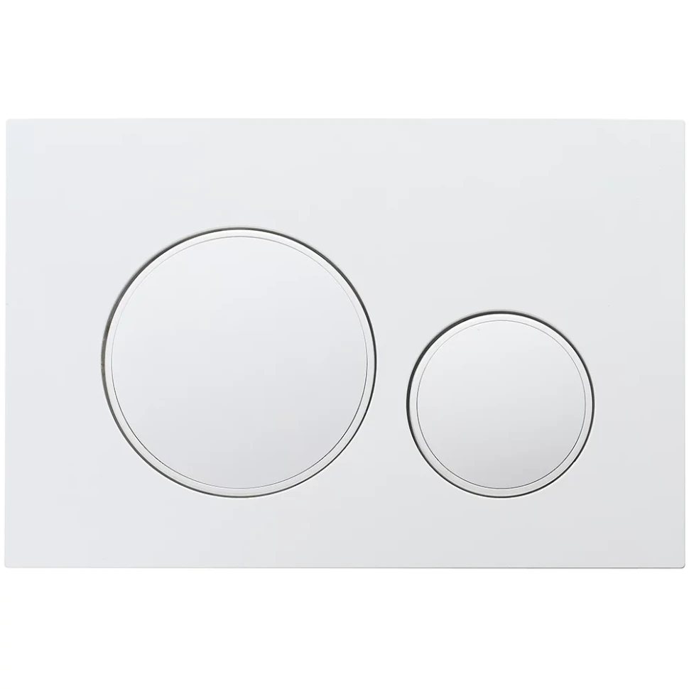 Кнопка смыва Veconi FLUSH V10, белый глянец