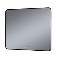 Зеркало ELEGANS-норма BLACK (900*800*45) LED с сенсорным выключателем и подогревом