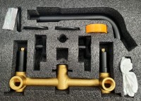 Смеситель ABBER Wasser Kreis AF81121B для раковины скрытого монтажа, черный матовый