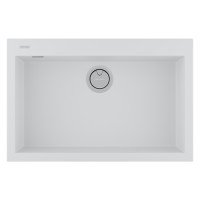 Мойка DECORATION 76, ACRYSTONE, PM937650-WH, WHITE, 760х500 мм, Paulmark