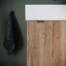 Тумба подвесная SANCOS Mini 355х205х500, с распашной дверцей, внутри 1 полка, дуб галифакс натуральный , арт.MN35EGR