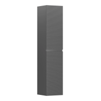 Шкаф-пенал подвесной SANCOS Folk, 350х350х1650 мм, цвет Grey soft, арт. PFL35GS