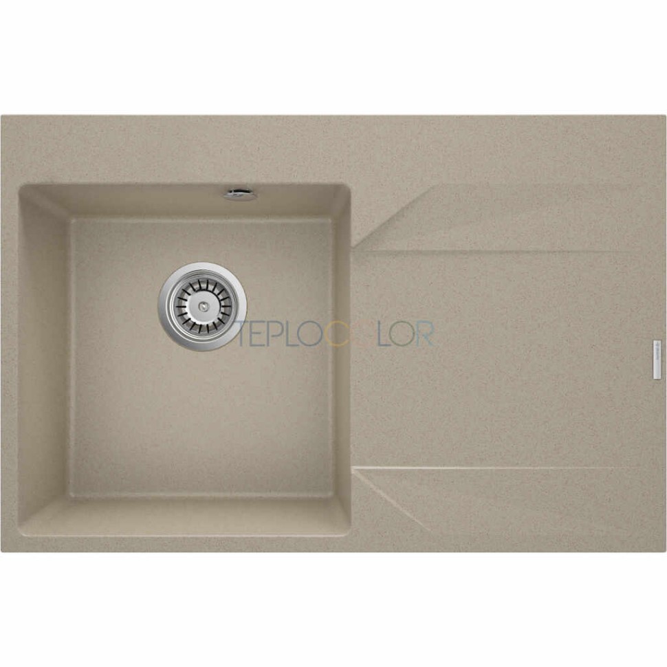 Гранитная мойка, 1-чаша с осушкой - правый