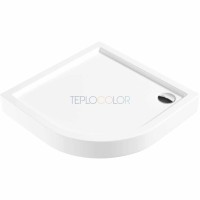 Акриловый душевой поддон, полукруглый, 80 cm