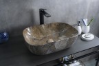 Раковина Gid Mnc333T 54474 накладная под камень глянцевый 46x32.5x13.5