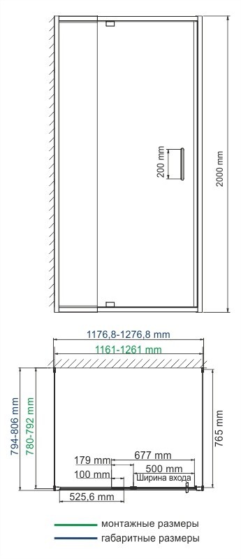 Беркель (Berkel) 48P25 Душевой уголок