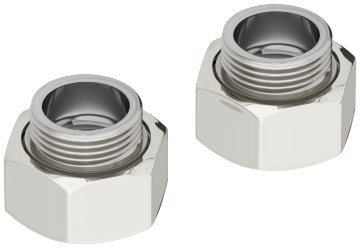 Комплект фитингов прямой (G 1" НГ х G 3/4" НР) / 2 шт.