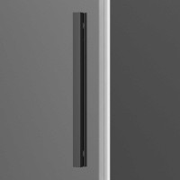 Душевой уголок Soft VSR-3SO9012CLGM, 1200*900, вороненая сталь, стекло прозрачное