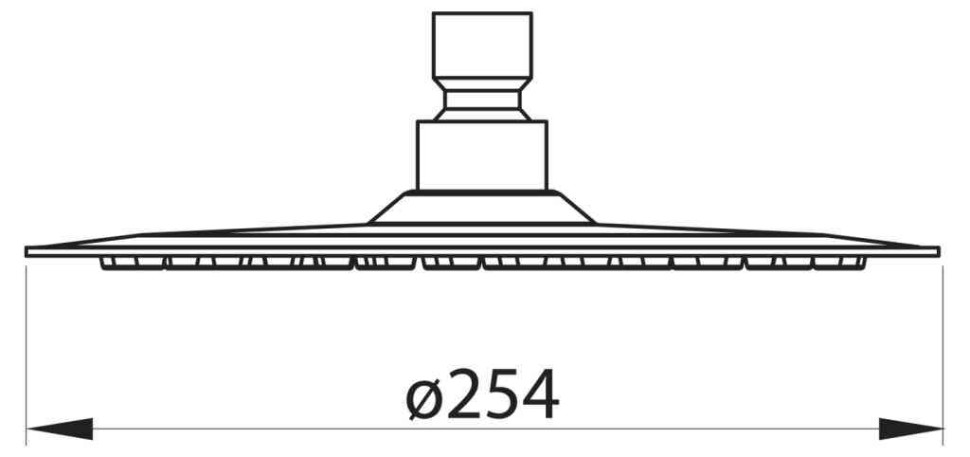 Верхний душ BelBagno BB-SLDC2-IN
