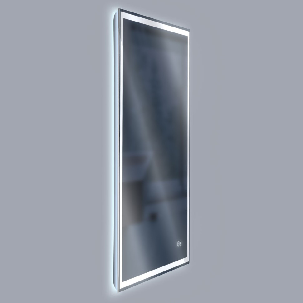 Зеркало LED VLM-3VN600-2 600х800 c сенсорным выключателем и диммером, антизапотевание