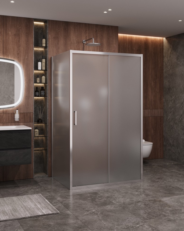 Душевой уголок CEZARES MOLVENO-AH-12-120/90-P-Cr