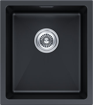 Мойка LUMI 41UNI, IT-GRANIT, LU41-AN, антрацит, 410х460, Paulmark