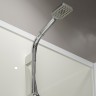 Душевая кабина Niagara Standart ST100/80/15Q/BK (100х80х200) прямоугольник,поддон 15см,распашная,проф.белый,без крыши,3 места