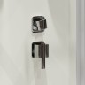 Душевая кабина Niagara Standart ST100/80/15Q/BK (100х80х200) прямоугольник,поддон 15см,распашная,проф.белый,без крыши,3 места